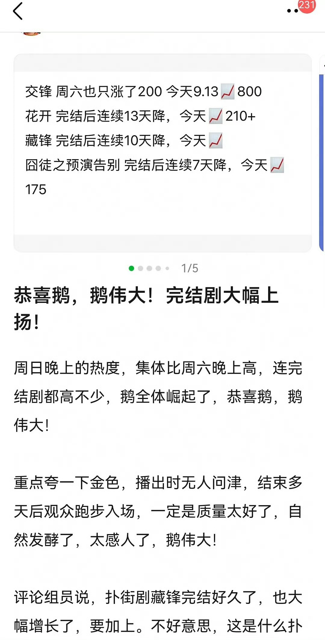 为了心肝剧，不过可能没有流量，所有没人鉴氵 ​​​