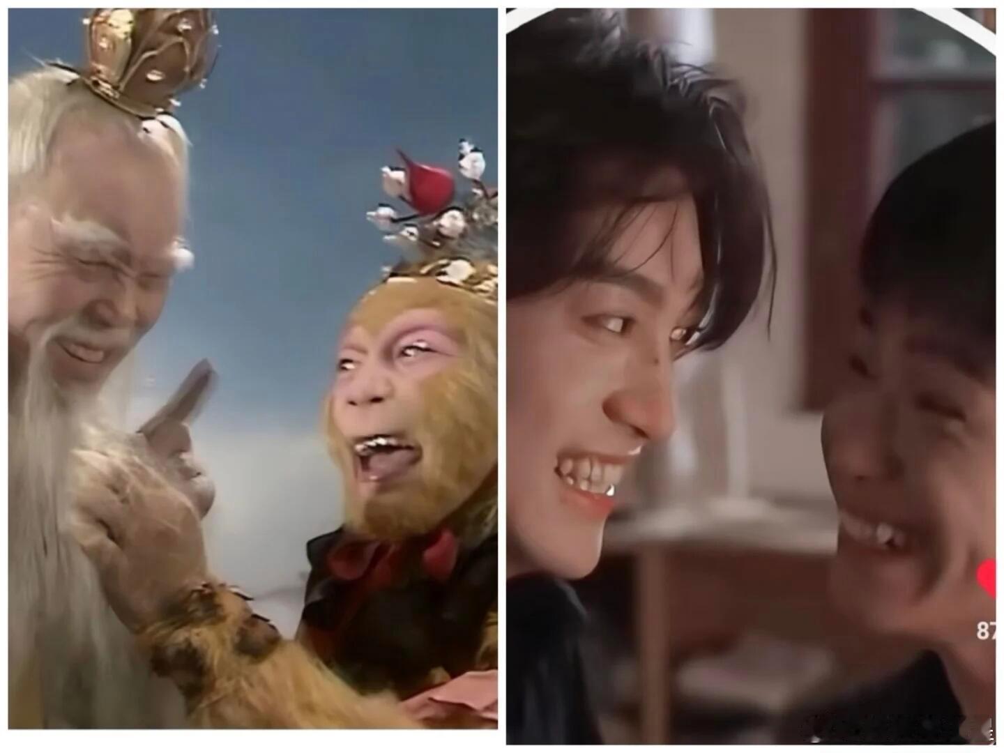 田栩宁&梓渝两个活宝，间接的cos了西游记[偷笑][偷笑][偷笑] ​​​