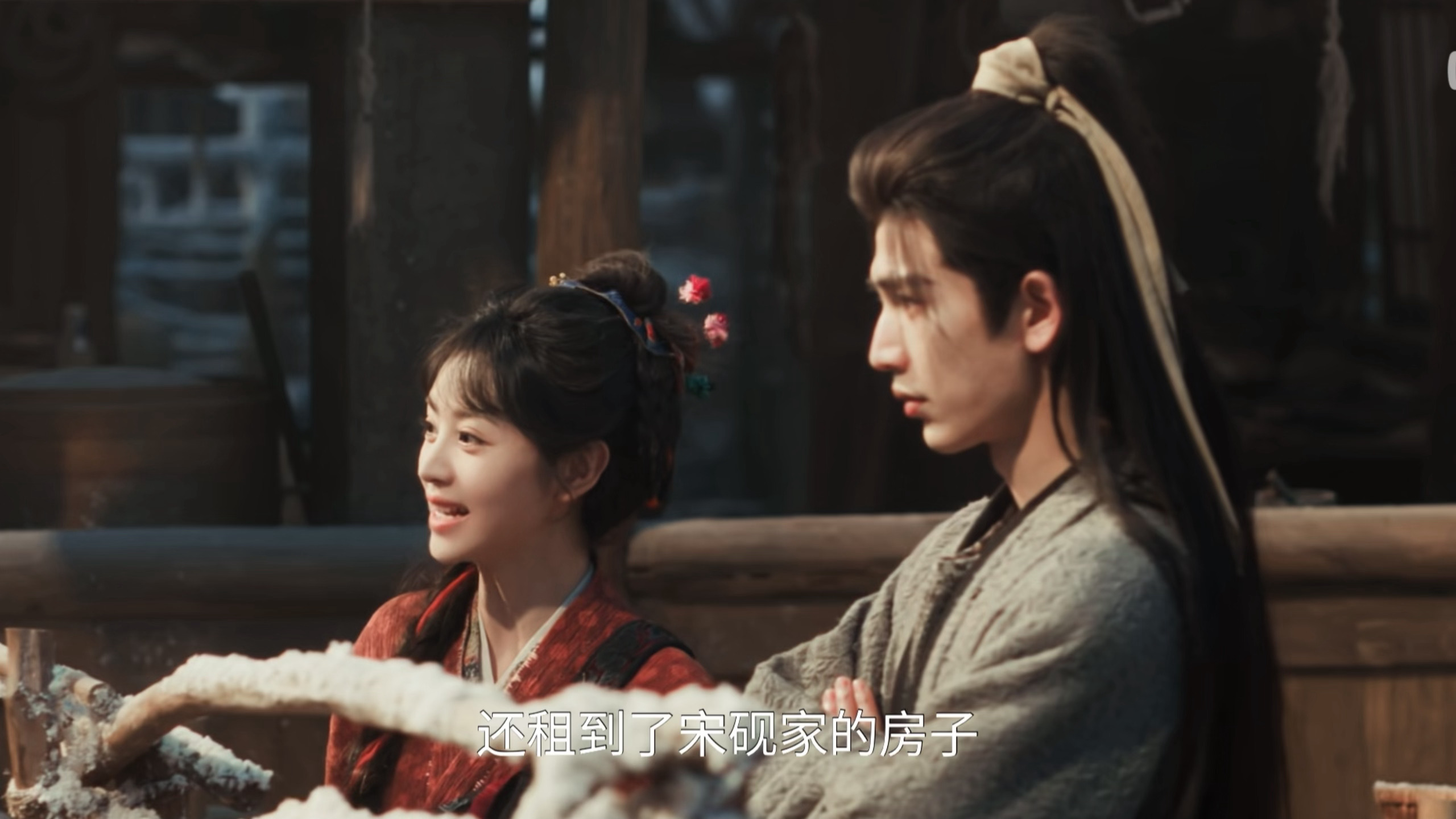 咋这搞笑啊们谢征，看到长玉和李大人有说有笑，故意大摇大摆走出来，对着情敌抱胸冷哼