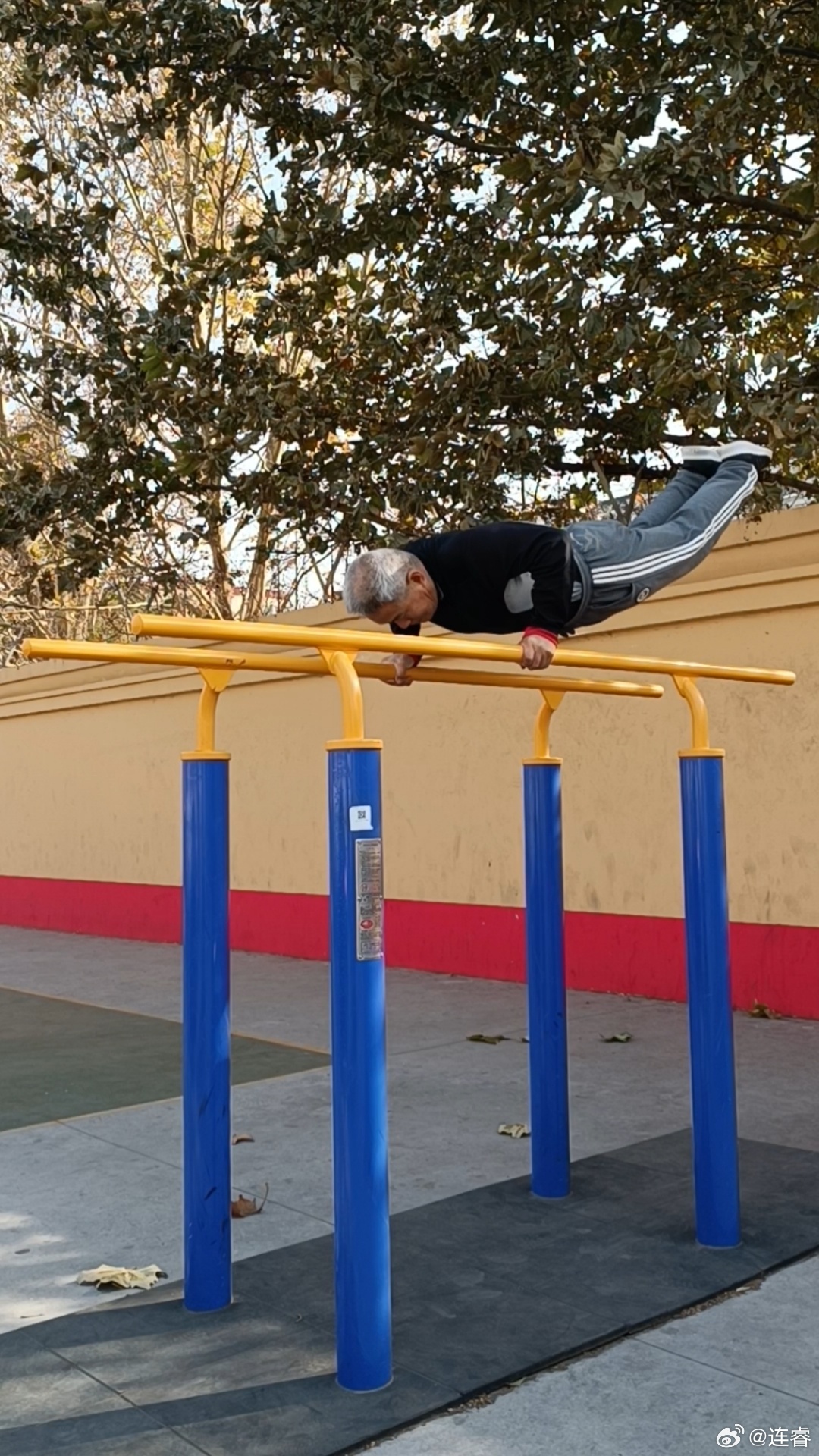 整个冬训期默默的在公园跑LSD，跑完拉伸时总被大爷们花式把玩的那架双杠暗戳戳的挑