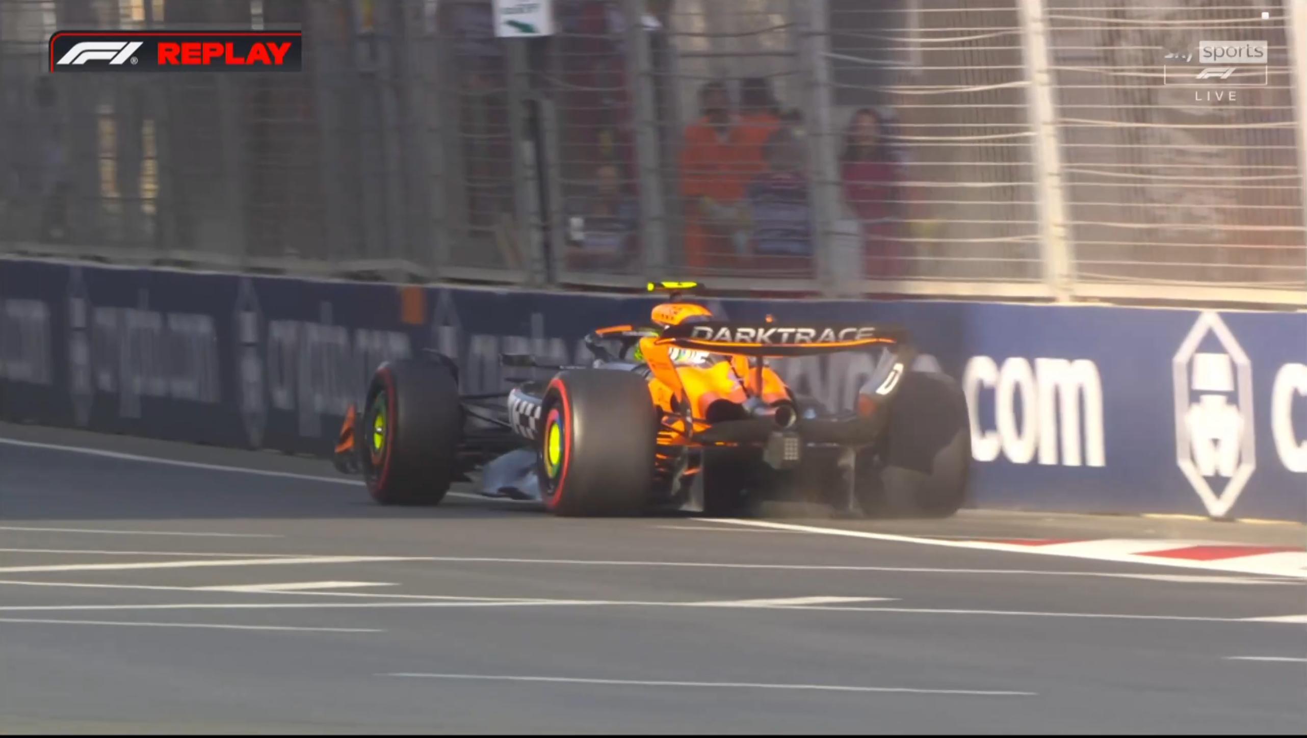 #F1冷数据# 诺里斯遭遇2023年拉斯维加斯大奖赛以来首次Q1出局#2024F
