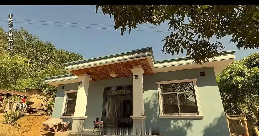 大山和诗诗把最后一车碎石卸在院角，尘土扑我一脸。
我刷视频时跟着他们踩泥巴踩了两