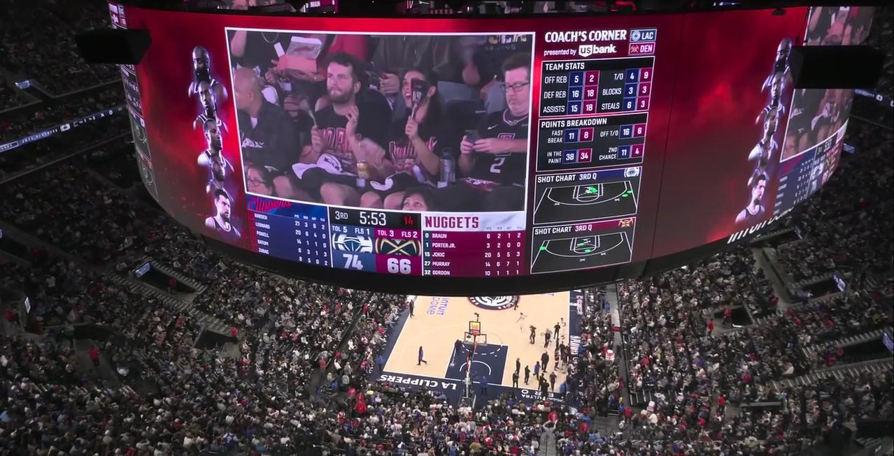 NBA篮球场馆的大屏幕真好！想问一下，CBA篮球场馆为什么不安装这种大屏幕？难道