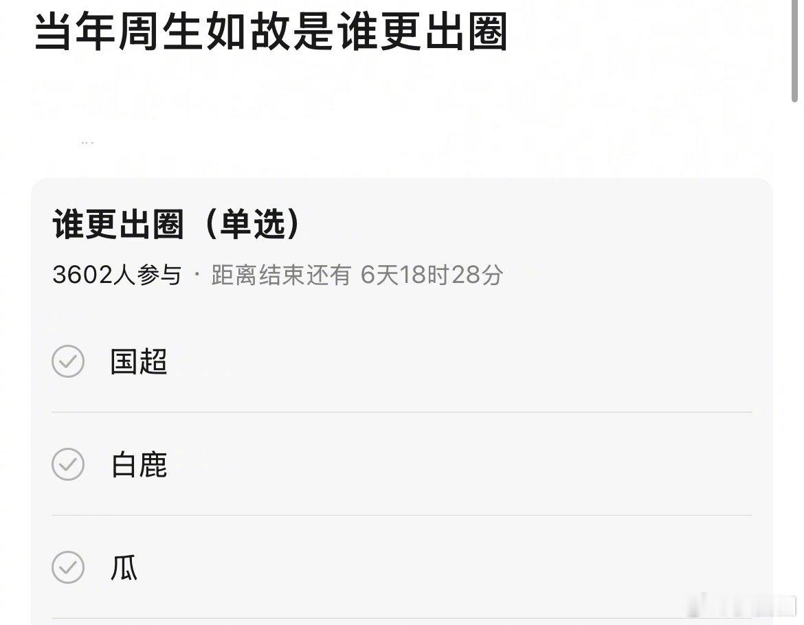 网友问当年周生如故谁更出圈～