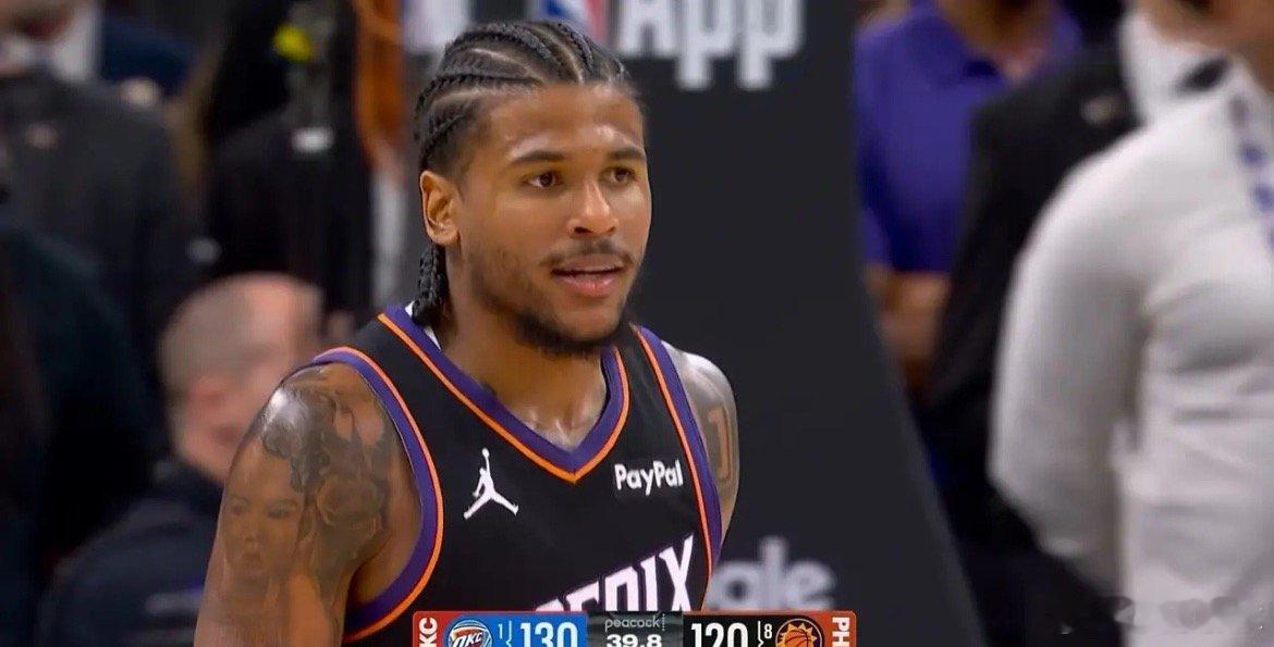 太阳球星杰伦-格林恐怕又要被交易走了！在今天太阳主场以122：131输给雷霆的首