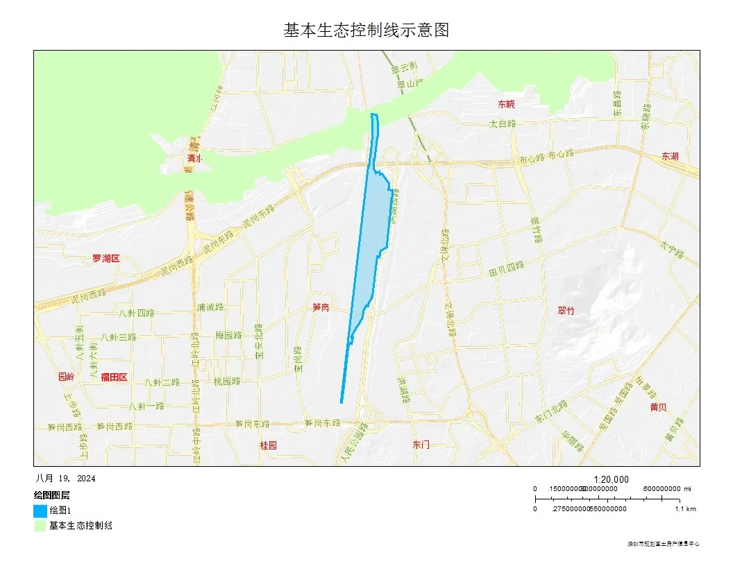 新建深圳西丽站及相关工程项目用地示意图