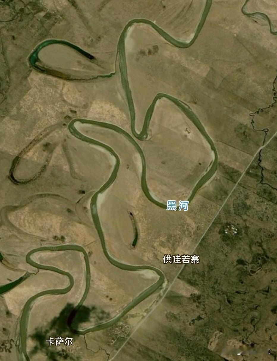 见过这样的河流吗？像涂鸦，又像写意简笔画