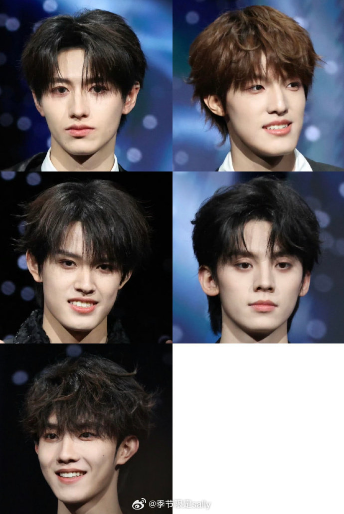 时代峰峻旗下艺人微博之夜生图状态时代少年团、TOP登陆少年、TFING微博之夜红