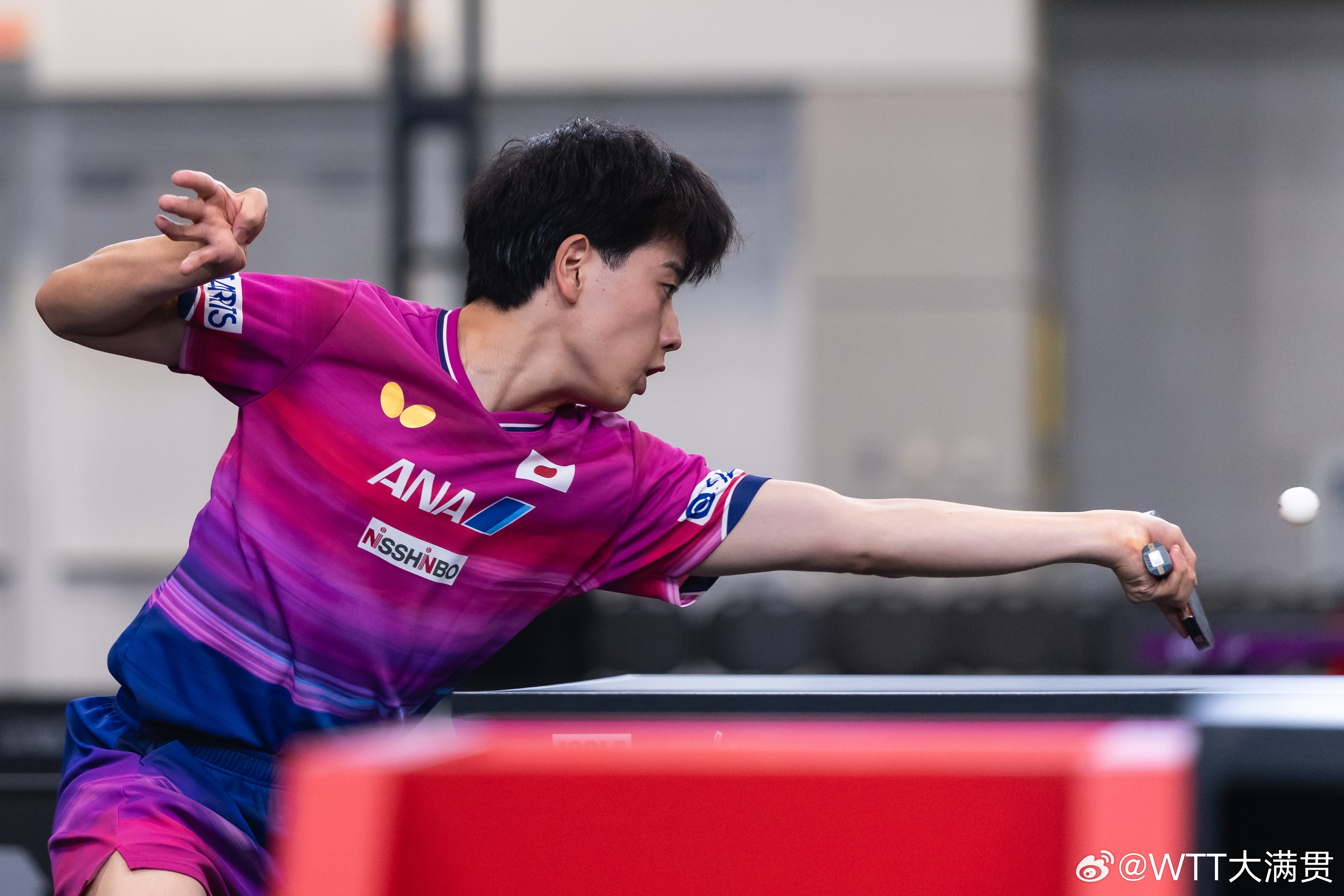 WTT美国大满贯2026 男单1/16决赛温瑞博(CHN) 2-3篠塚大登(JP