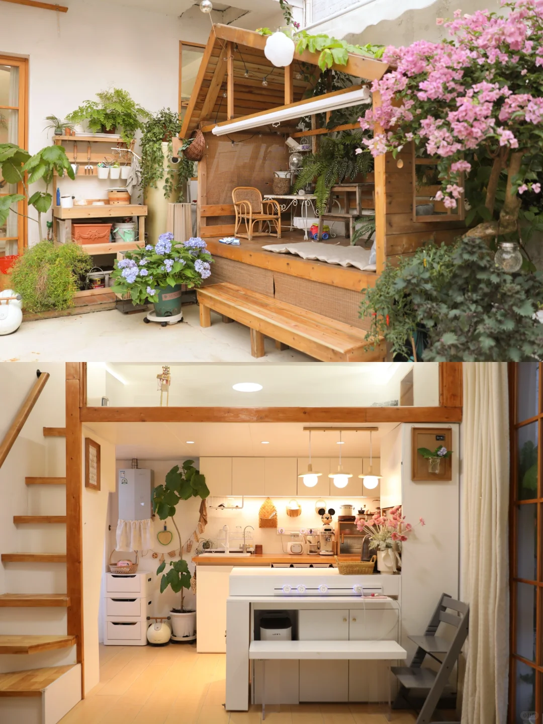 燃气热水器遮丑|顶楼带露台老破小改造🏡