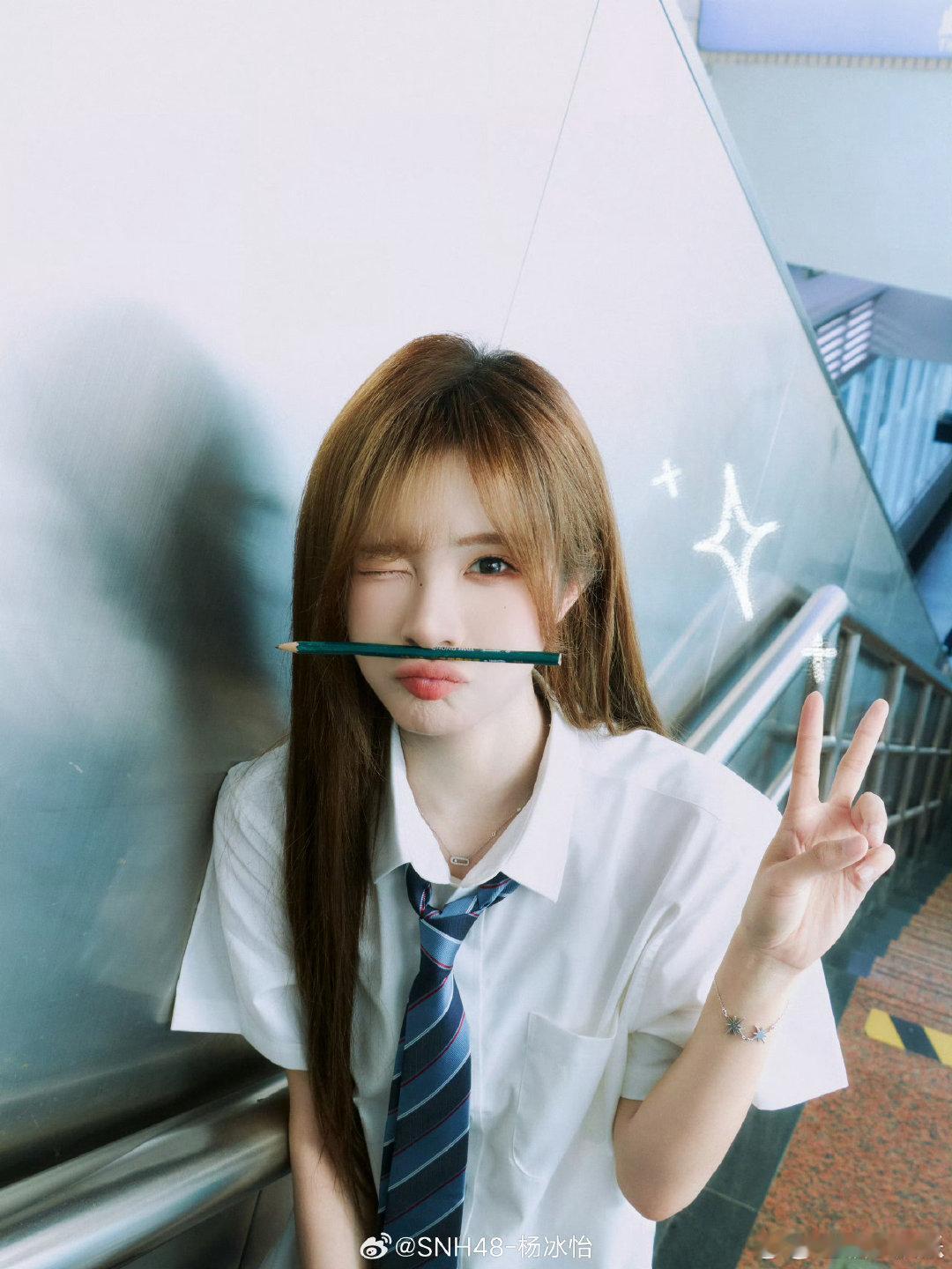 杨冰怡总选连续两年第一杨冰怡第1 杨冰怡总选连续两年第一 SNH48总选