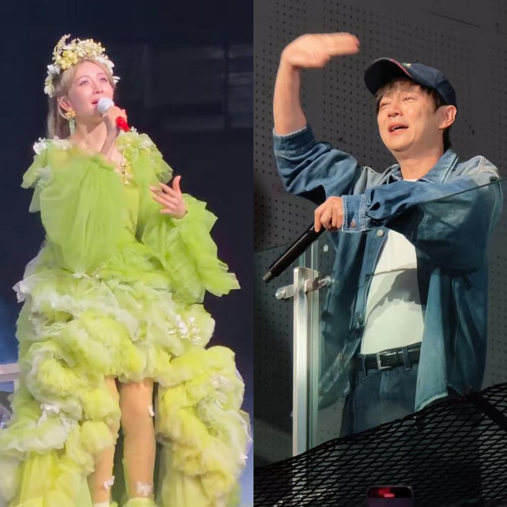 何炅连夜从国外飞回来，就为给谢娜演唱会站台，一堆人又在吹神仙友情。可你忘了当年他