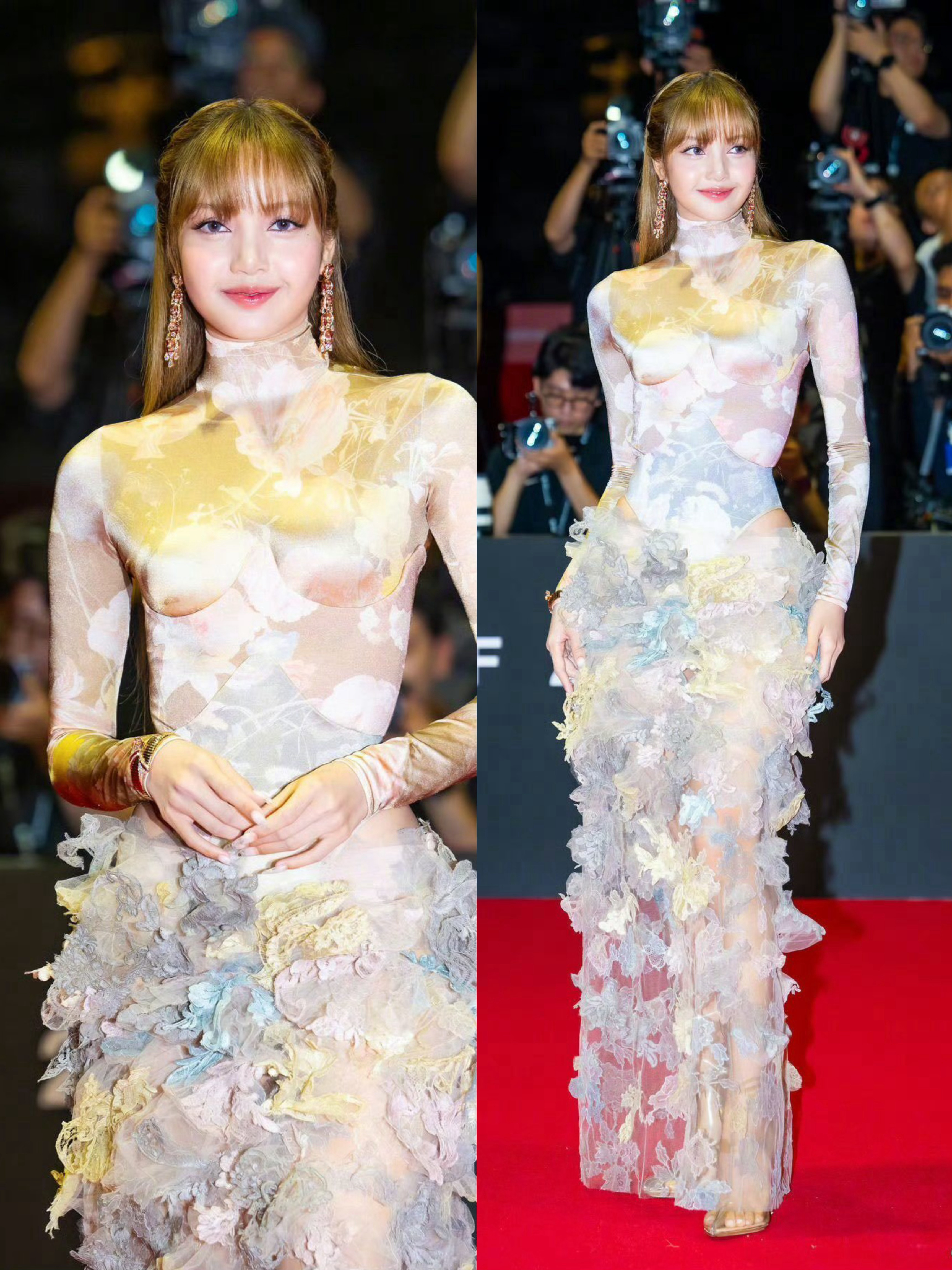 釜山电影节红毯上的女明星们今天不止黑白灰了🌸📸lisa | 孙艺珍 | 韩孝