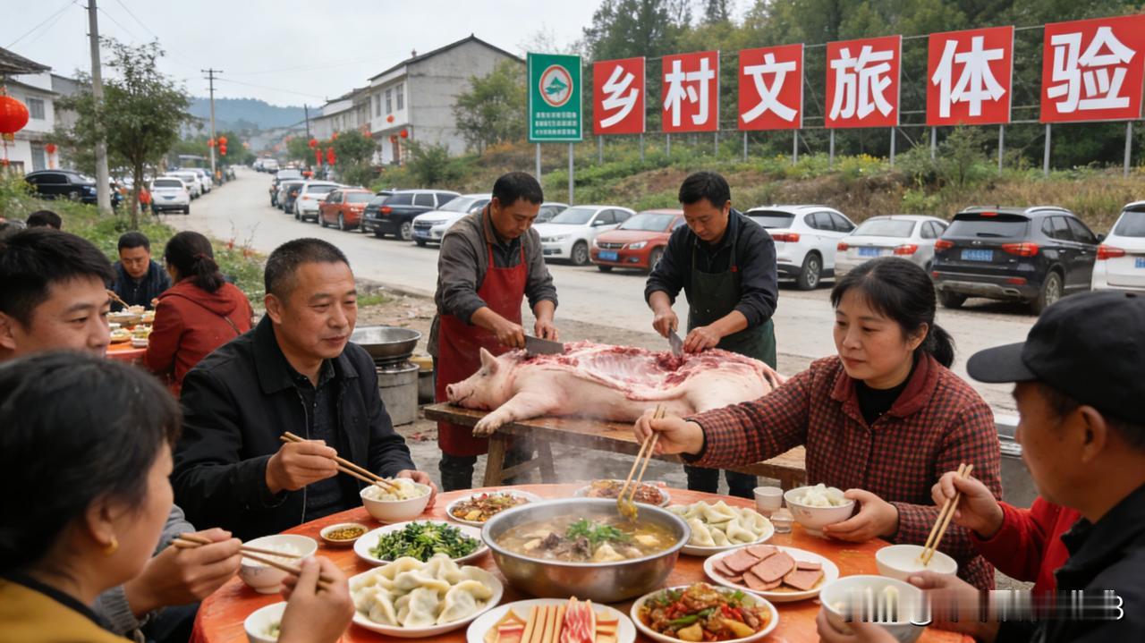 杀猪宴为何突然爆火这是人间实实在在的烟火气息。