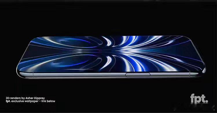 看概念图里的iPhone 20周年版简直是艺术品！这就是传说中的“四曲面屏”吗？