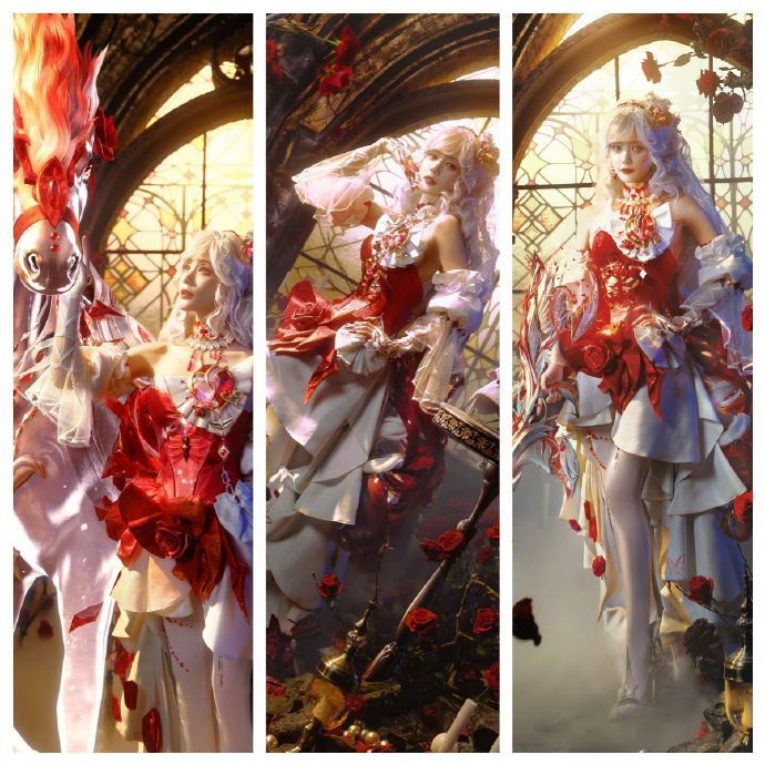 李一桐狩猎吸血鬼造型李一桐病娇玫瑰钓我 游戏越玩越有意思了，各种造型让人想不到。