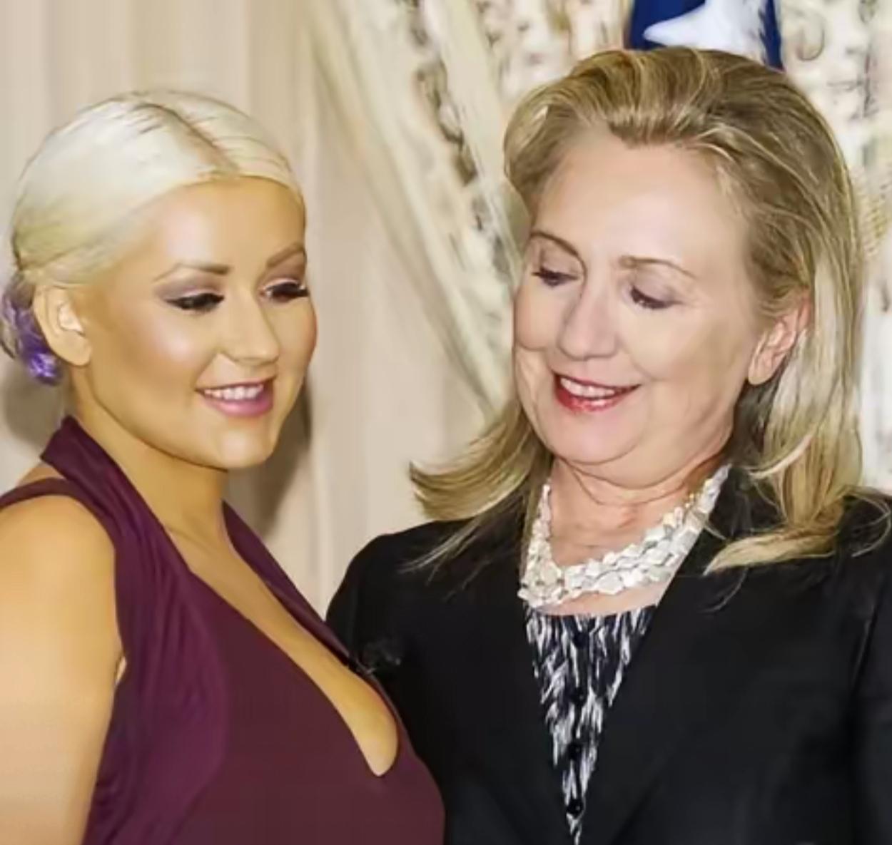 年近古稀的希拉里看上去还是不显老，虽然不讨人喜欢，却不得不承认，在她身上依然可以