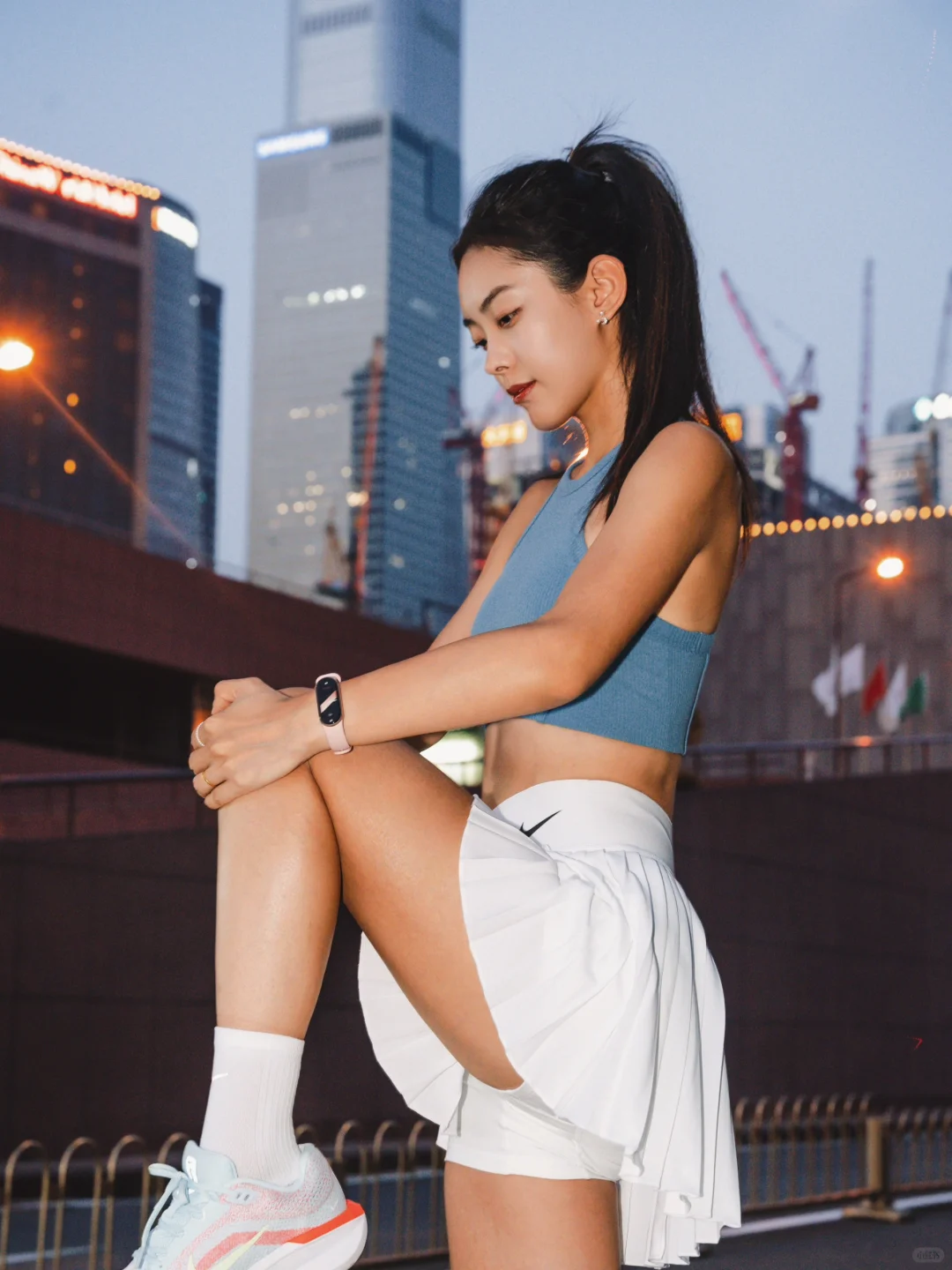闷热的夏天，和搭子用夜跑跑散班味儿~