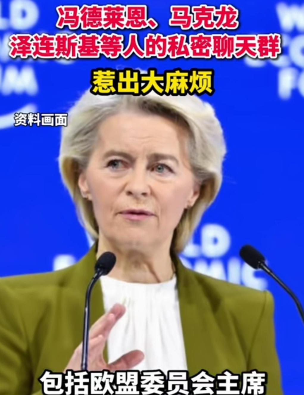 谁有能力也有权利去调查这些欧洲大佬？
欧盟领导人组建“私密聊天群”被曝光，据悉是