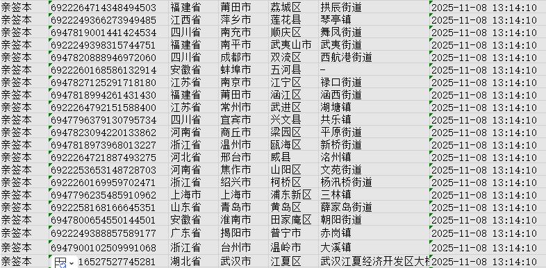 11月8日《悬日》5400亲签名单。卡部分10秒，完整名单需去大眼平台...
