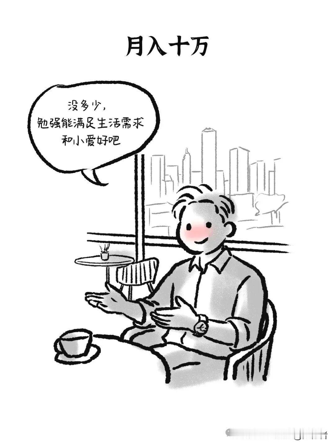 过年回家不同收入被问薪资