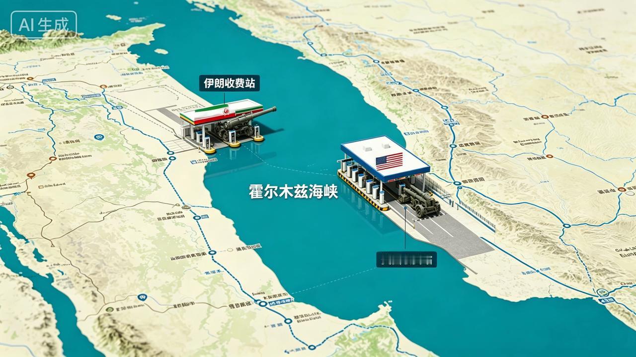 特朗普一拍脑袋，打算把霍尔木兹海峡给封了。说白了，就是想在伊朗对岸也支个收费亭—