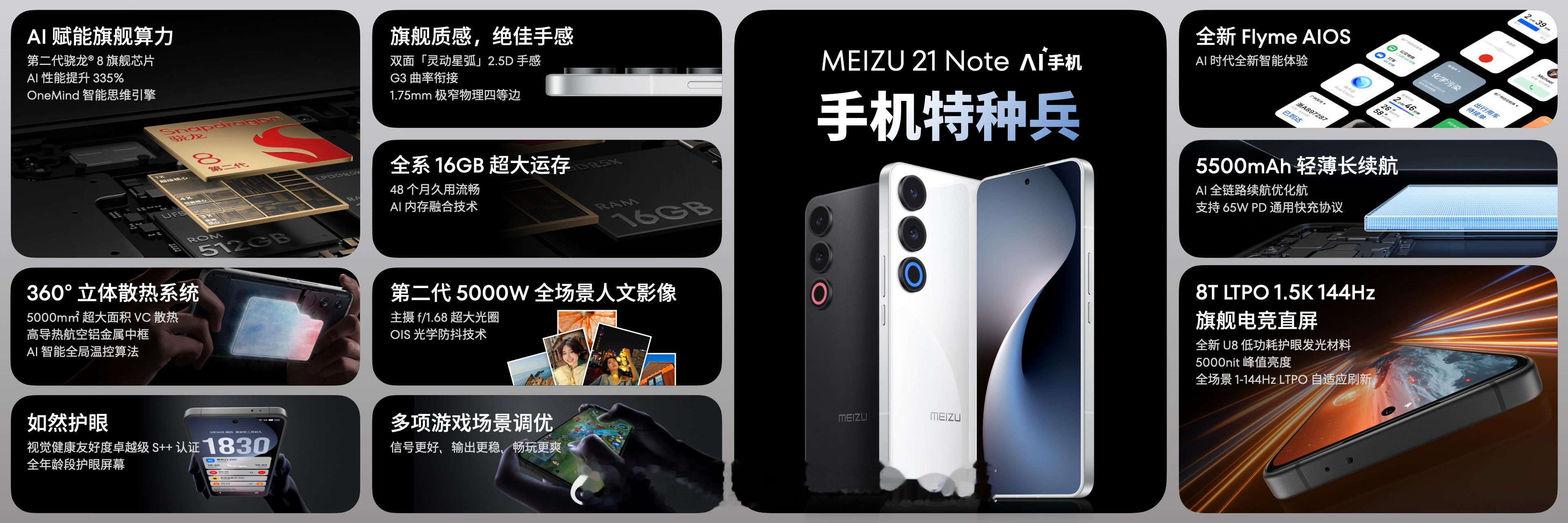 魅族新的note21来了，价格越来越卷了 ​​​