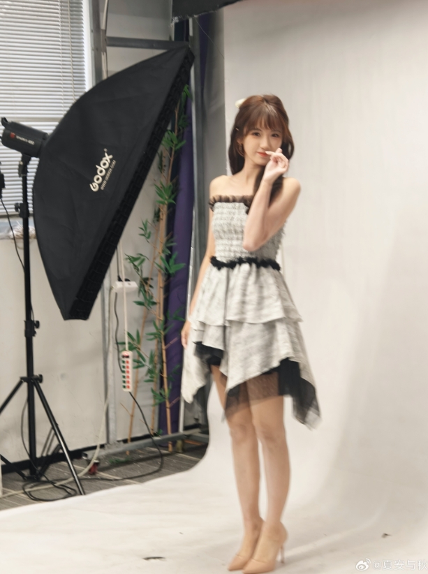 夏安晒照：很会抓拍的我妈