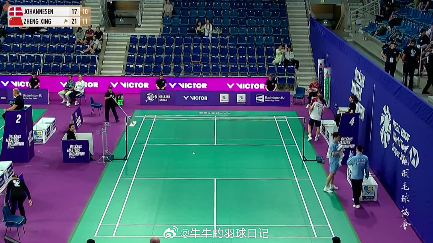男单 1/8赛 马格纳斯 17-21 10-11 王正行2026年奥尔良羽毛球大