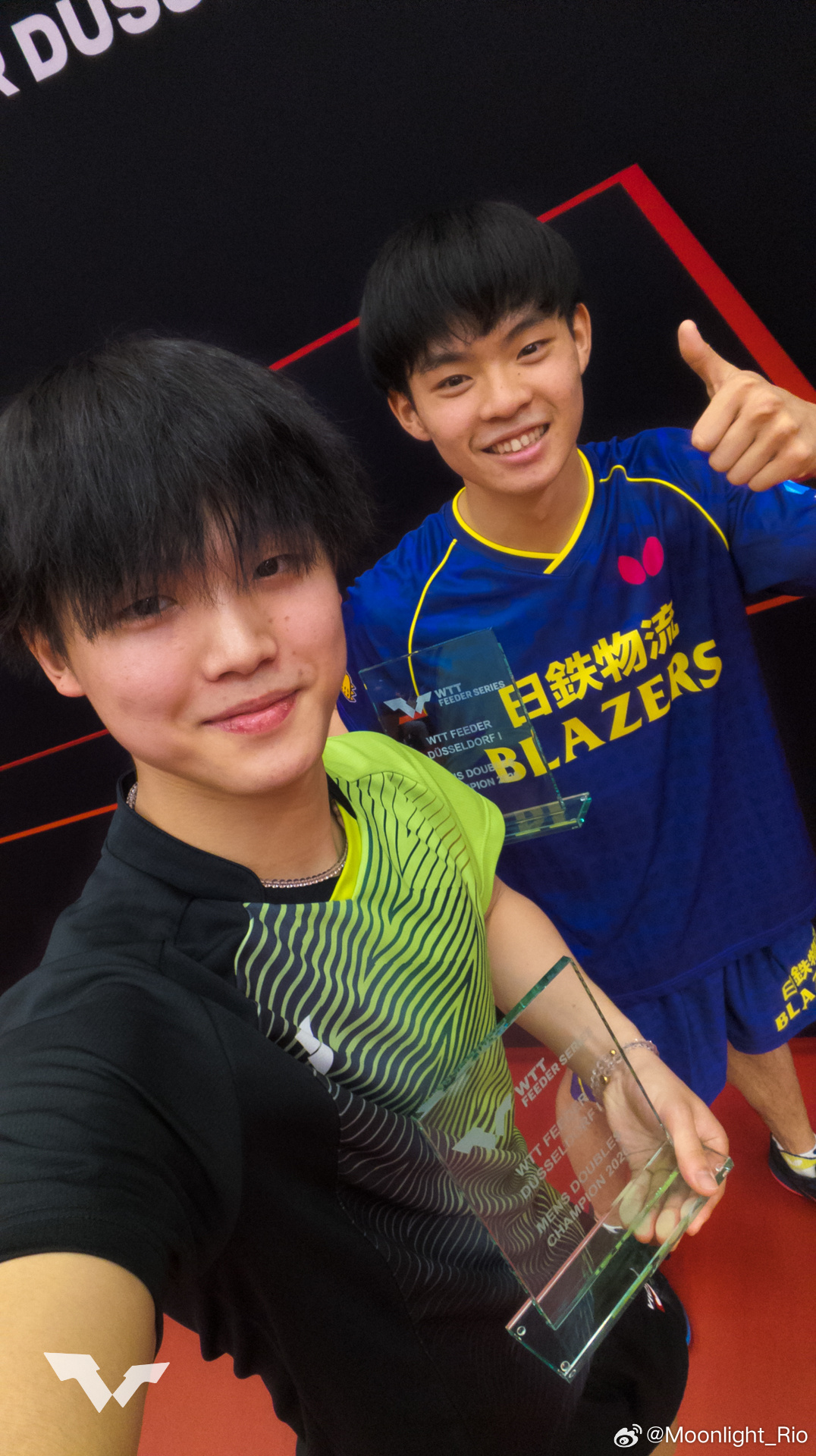 WTT支线赛杜塞尔多夫站2026🏆双打冠军、单打冠亚军合影🤳 
