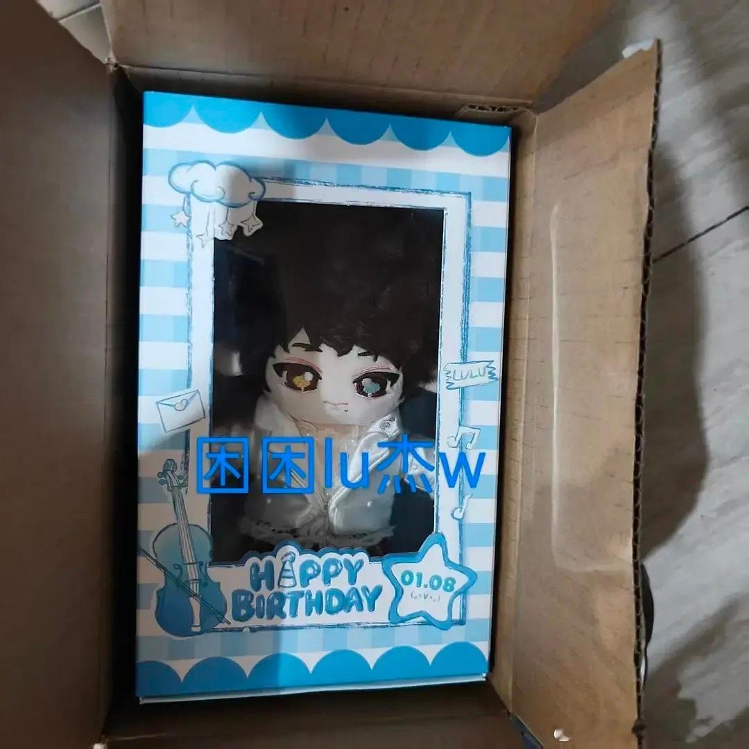 tg 王橹杰生日棉花娃娃和小卡 
