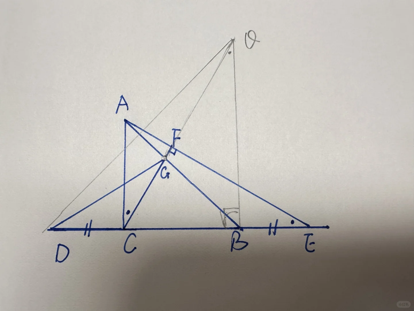 北京四中初三期中几综，截长补短不太好想