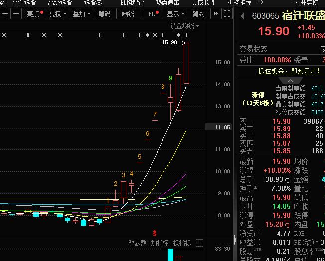 搞个空壳的公司来合作，股票也能涨？关键是已经被交易所查实了。
宿迁联盛60306