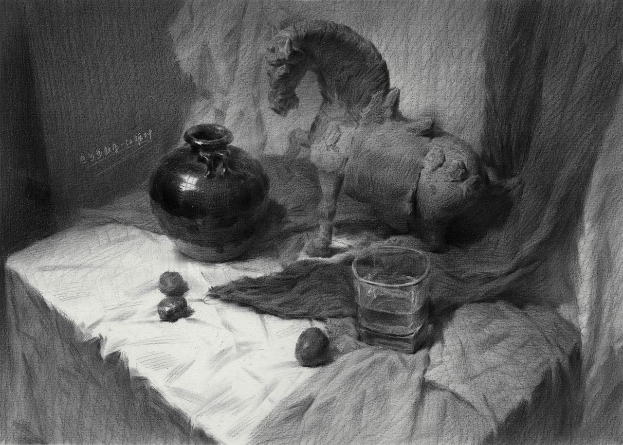 素描静物美术联考 美术