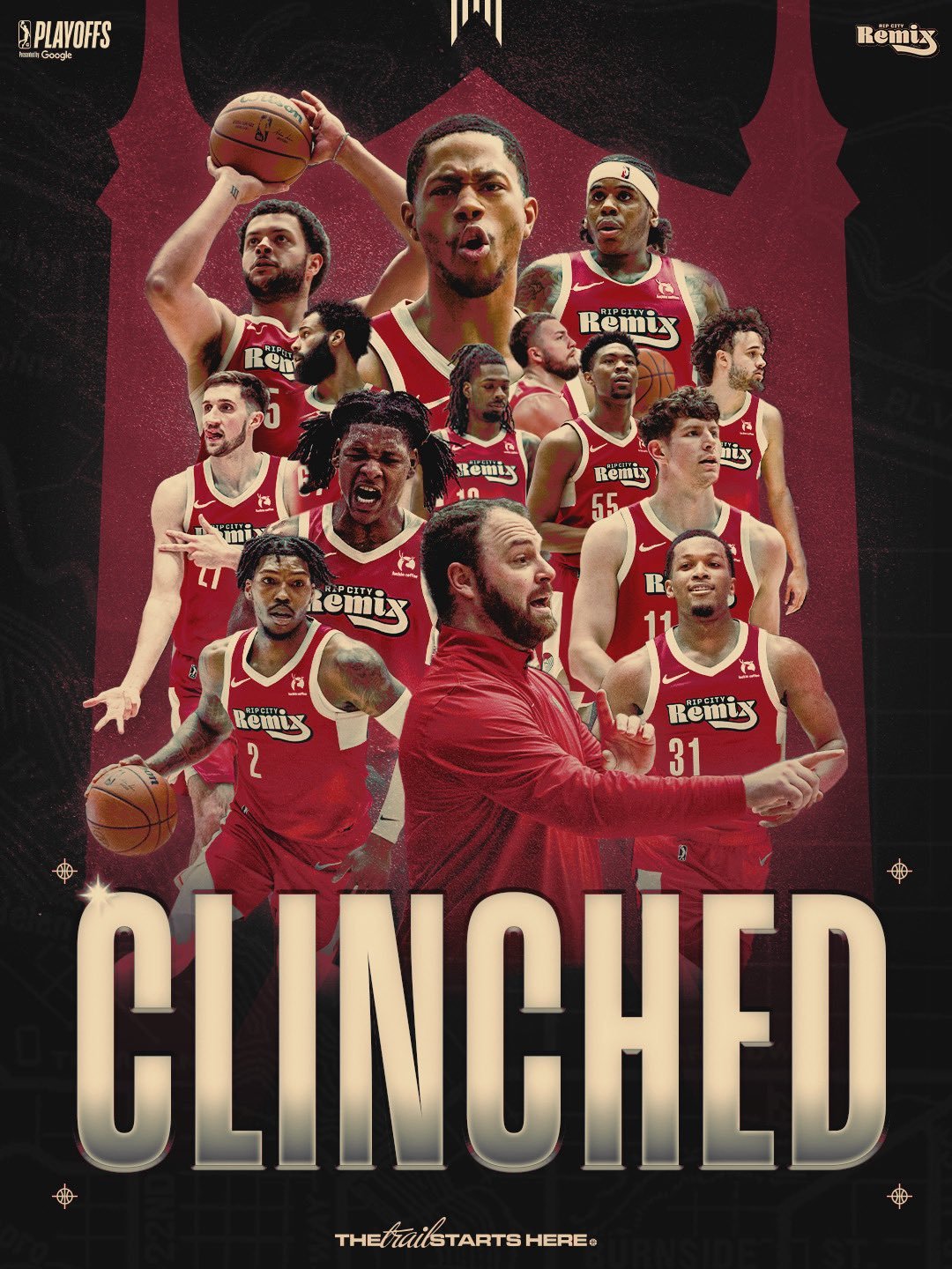 混音锁定发展联盟季后赛啦，队史首次打进季后赛。NBA