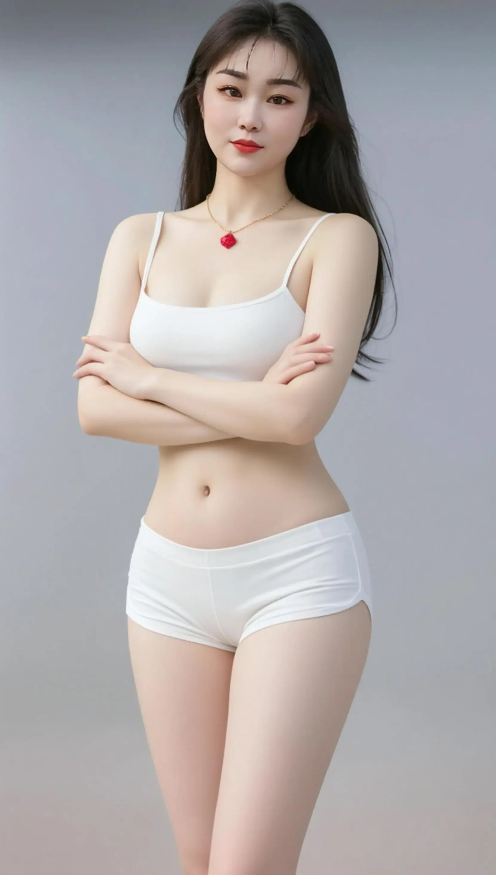 AI简约素色写真 随变ai随便玩
