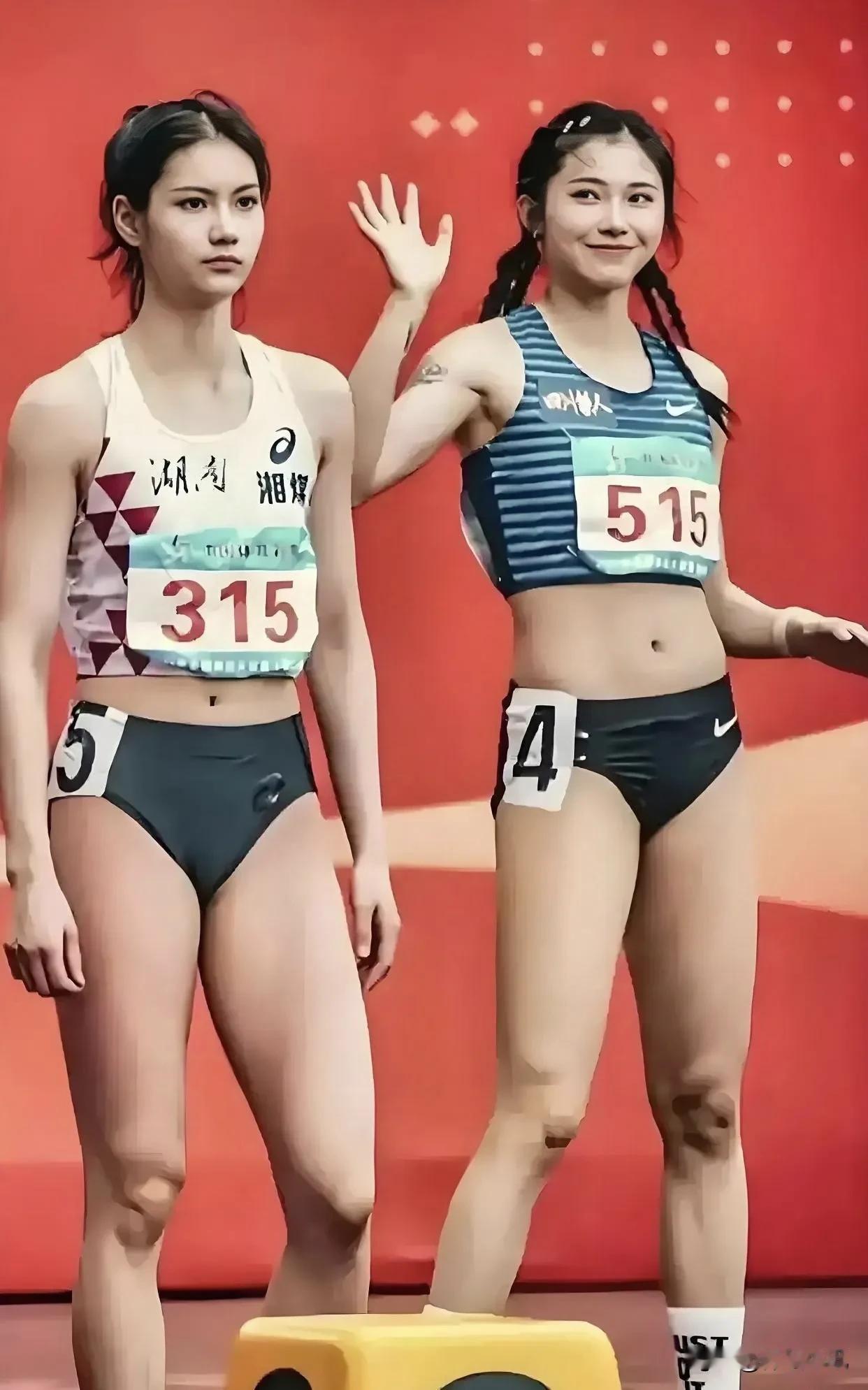 既生瑜何生亮，夏思凝和吴艳妮，同样作为中国田径运动员，现状却截然不同，夏思凝颜值