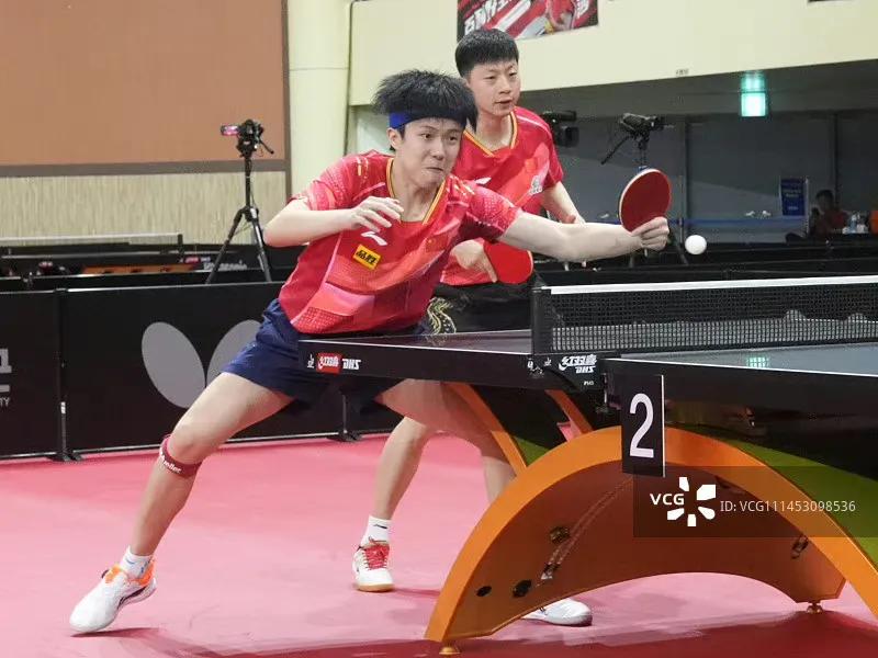 #秋日生活打卡季# 今秋第一战  #2023乒乓球亚锦赛# 男双半决赛🏓🏓?
