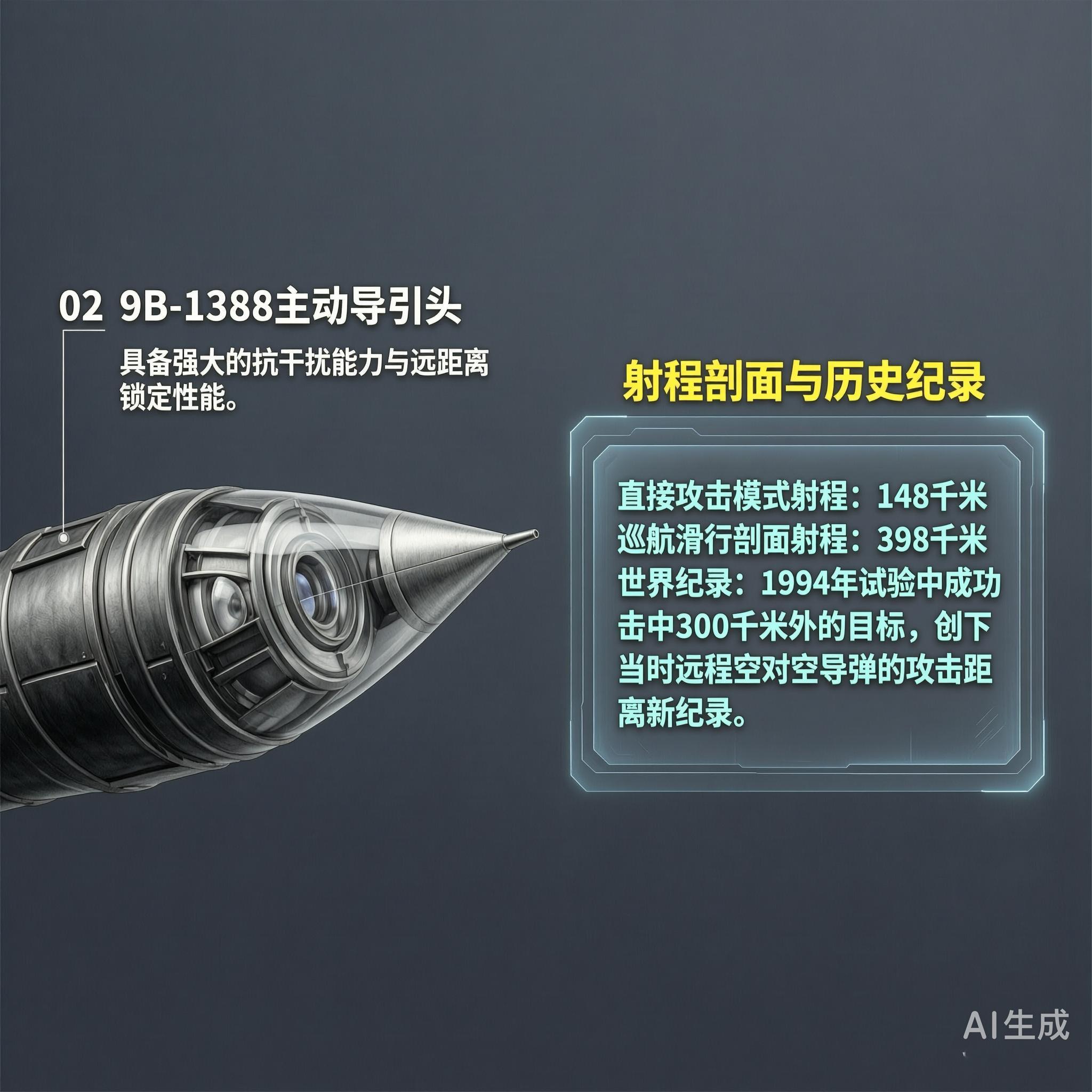 军事ai新视野 俄罗斯R-37空对空导弹R-37导弹是苏联研制的远程空对空导弹，