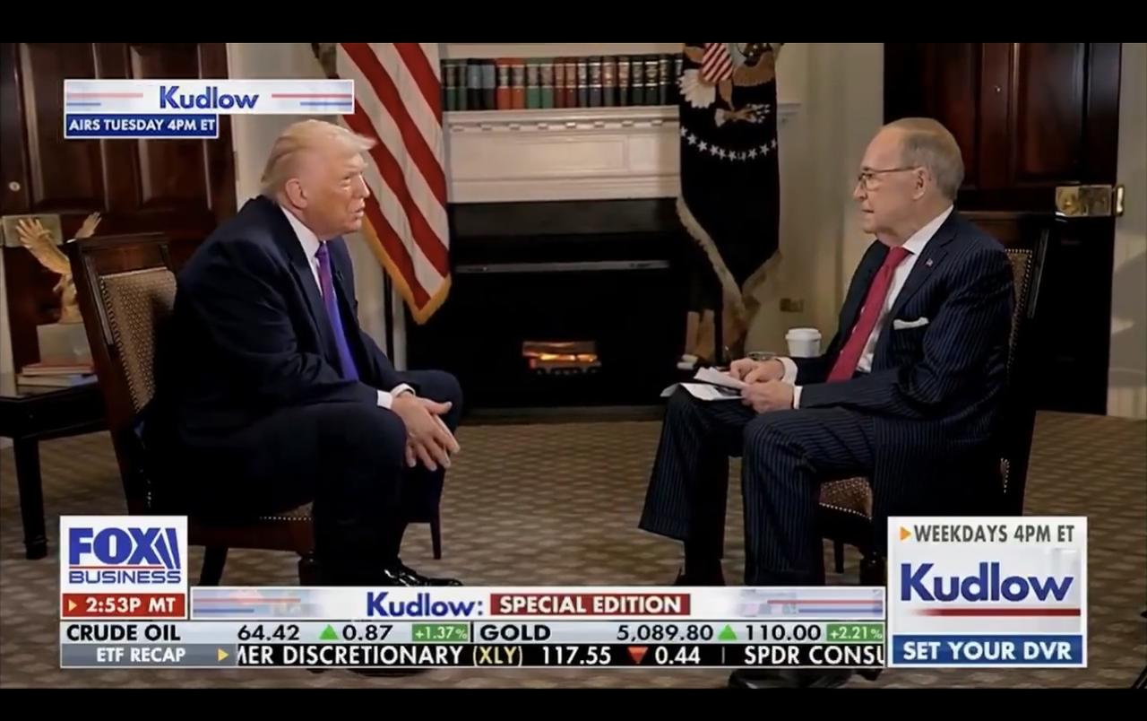 特朗普谈美联储主席提名人凯文·沃什：“如果我们的新任美联储主席——我认为他会很出