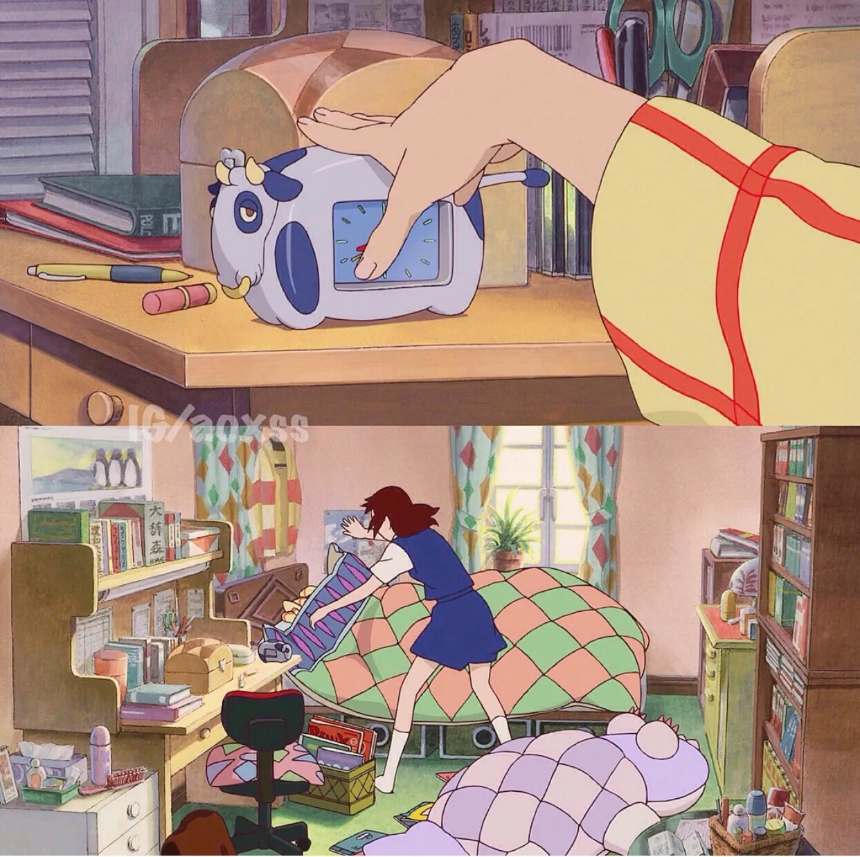 宫崎骏动漫世界里的房间 