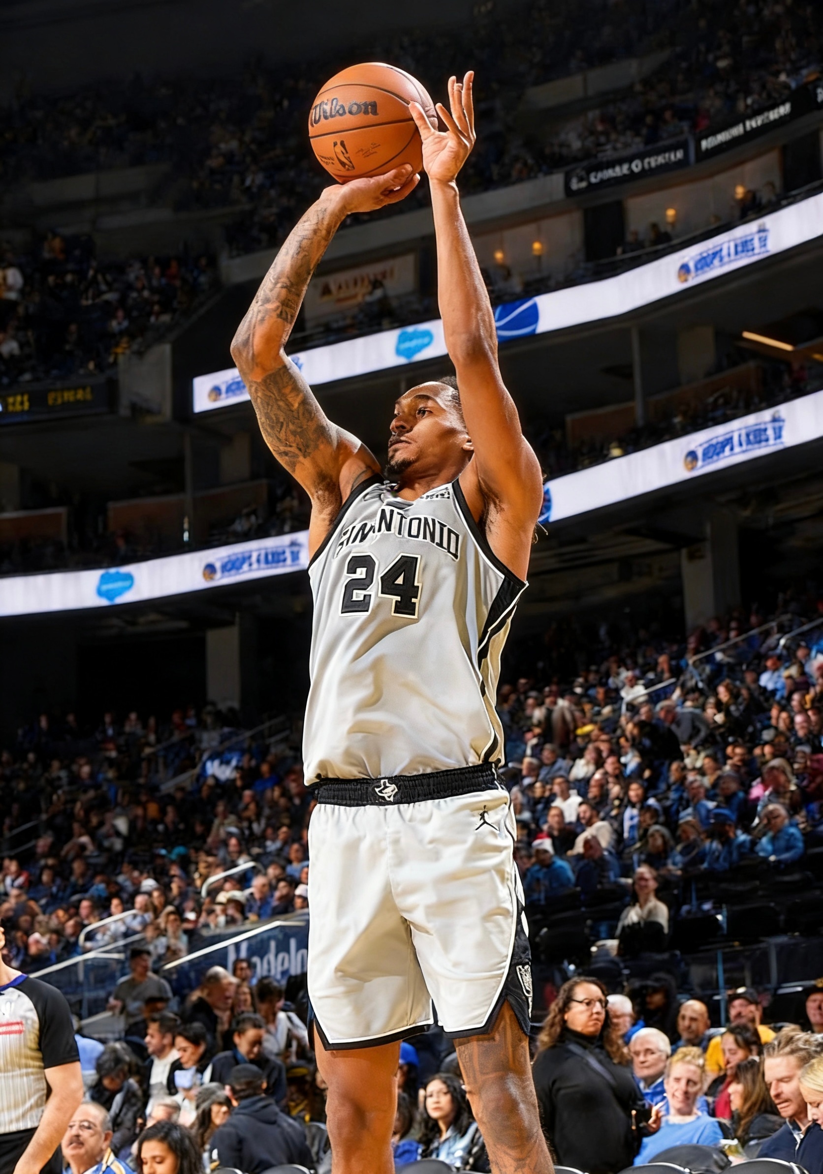 全场比赛结束！马刺客场126-113逆转勇士，喜提6连胜🎉马刺（38-16）：