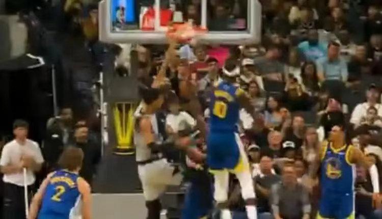 奥尼尔在演播室放追梦被隔扣集锦NBA东决G3，骑士108-121不敌尼克斯，大比