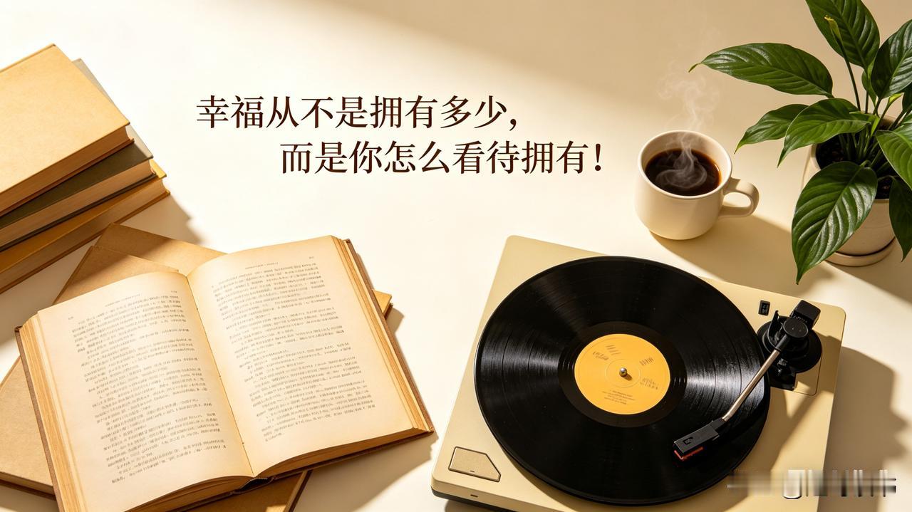 幸福从不是拥有多少，而是你怎么看待拥有！

嗨朋友，你是不是经常羡慕那些出生在富