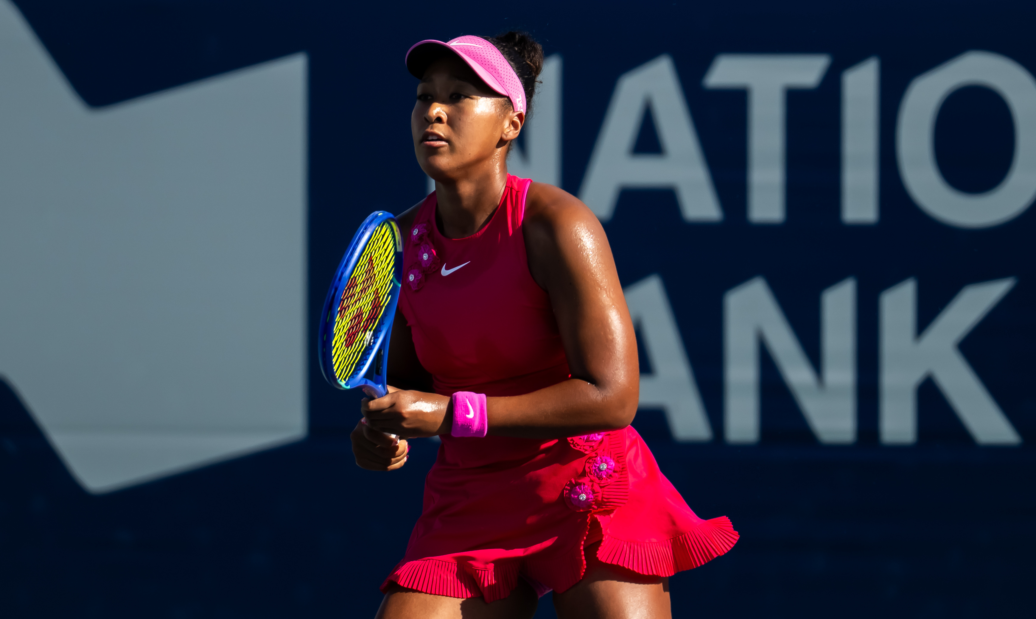 大坂直美两盘过关✌WTA1000多伦多站第二轮，去年赛会亚军、11号种子大坂直美