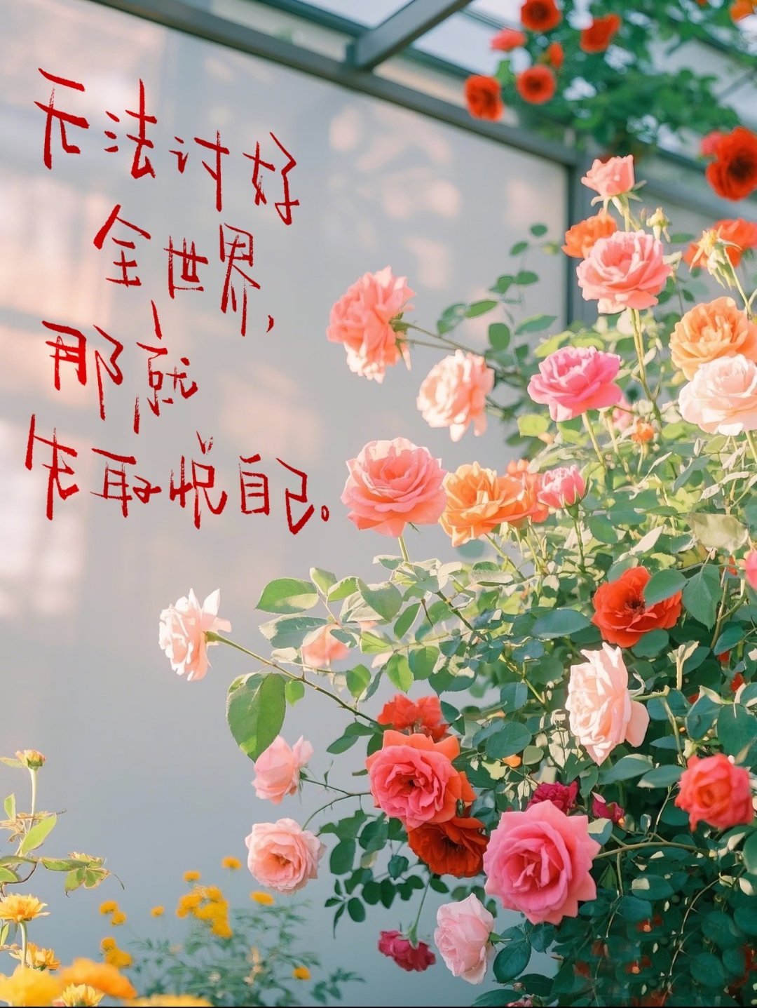 好的风景不一定在高处我高兴的时候什么都好看 