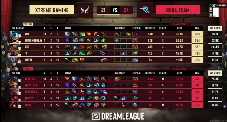 打一半终于连上语音了吗？Ame水人爆炸输出无人能挡 XG赢首局