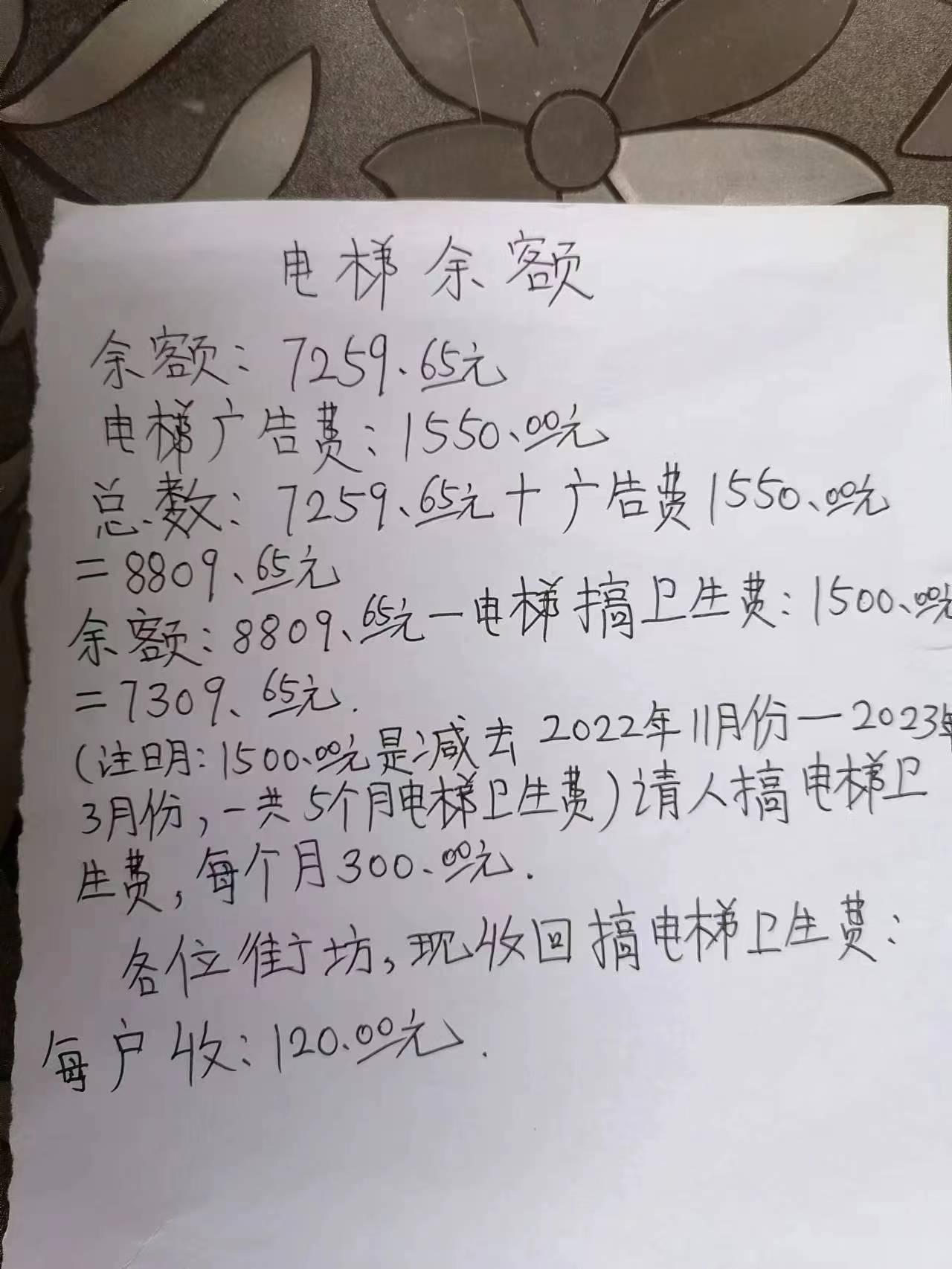 “电梯里面的这些广告牌挡住我照镜子了，我要拆掉它。”今天乘坐电梯遇到一个邻居说这