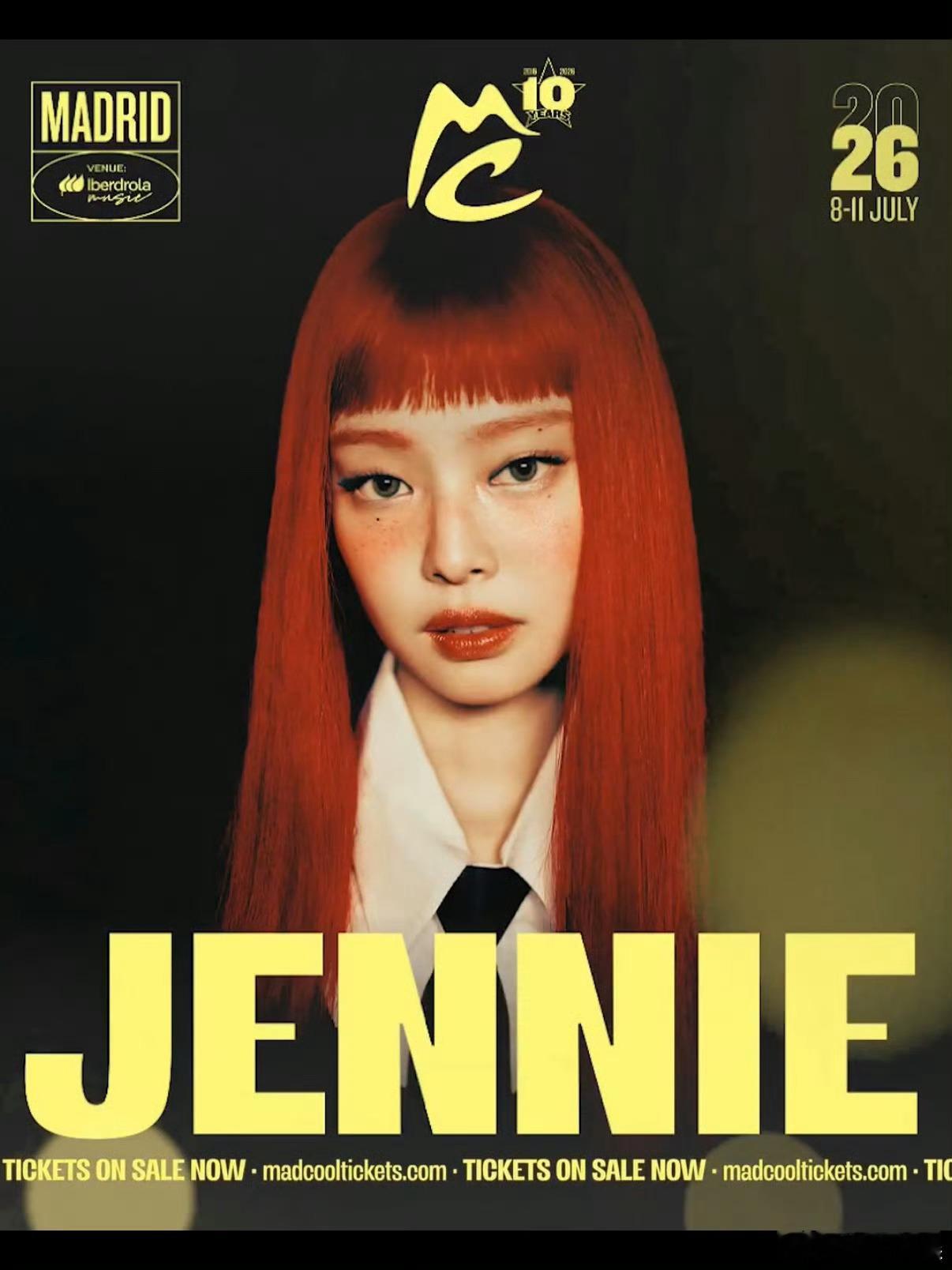 Jenniemadcool音乐节Jennie出席马德里音乐节Jennie出席马德