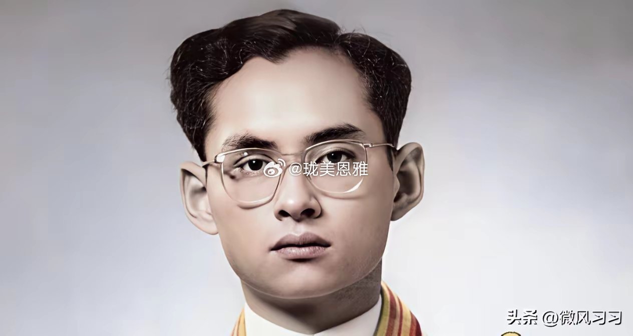 完全看不出来老泰王普密蓬有一只眼睛是假的 